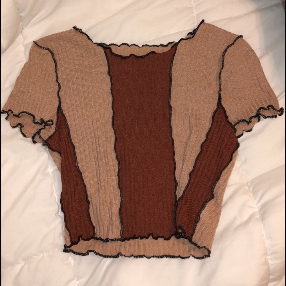 Patchwork Crop Top